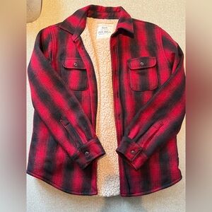 Very Nice Boys Coat. Wool and lined. Size Youth Large